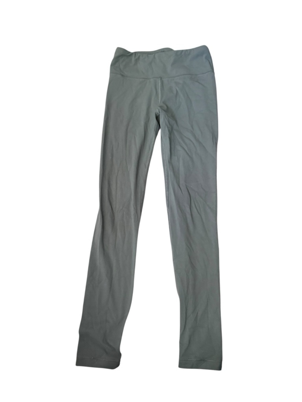 Athleta Girl High Rise Powervita Chit Chat Tight Charcoal Performance Leggings